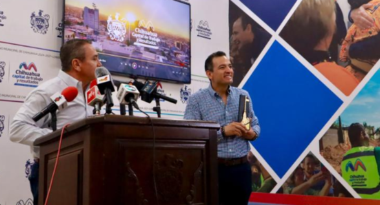 Chihuahua City receives the Golden Broom award for cleaning services